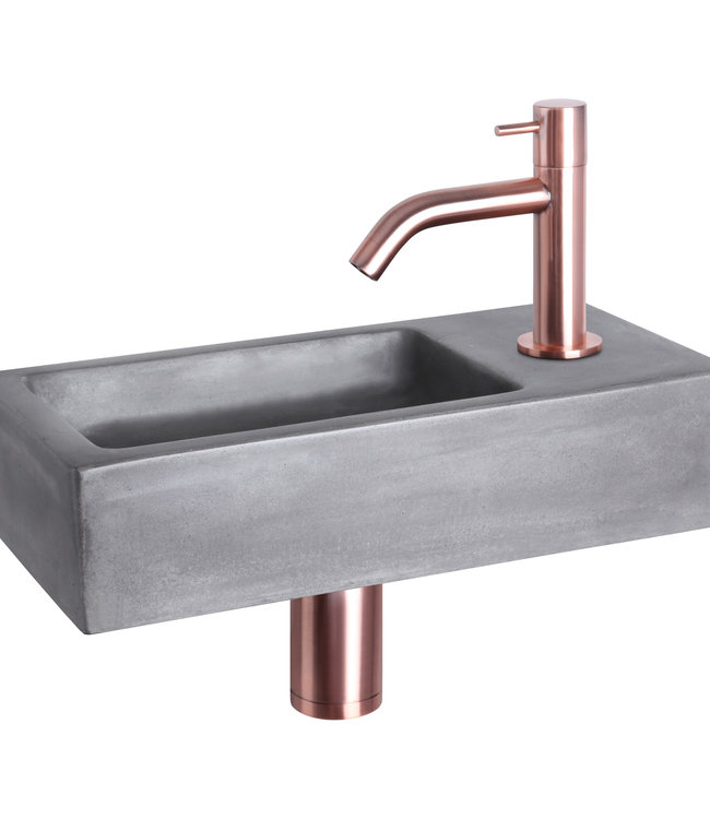 Differnz Mix design sifon geborsteld koper