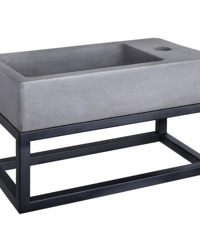 Differnz Force fontein – Beton donkergrijs 22 x 40 x 8 cm