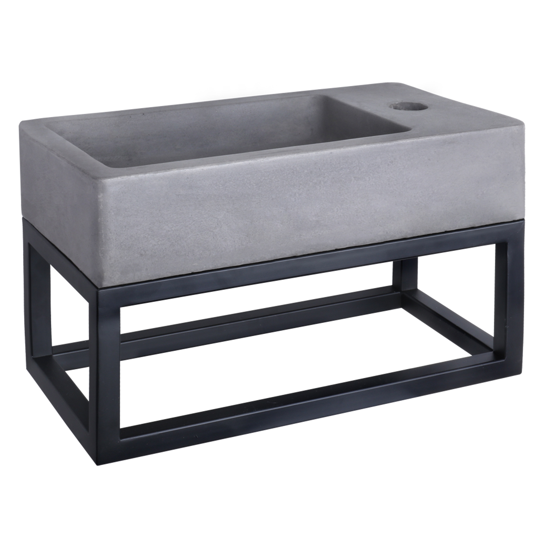 Differnz Force fontein – Beton donkergrijs 22 x 40 x 8 cm
