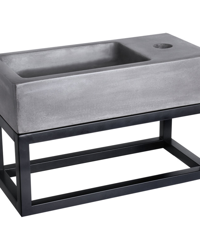 Differnz Ravo fontein – Beton donkergrijs 18,5 x 38,5 x 9 cm