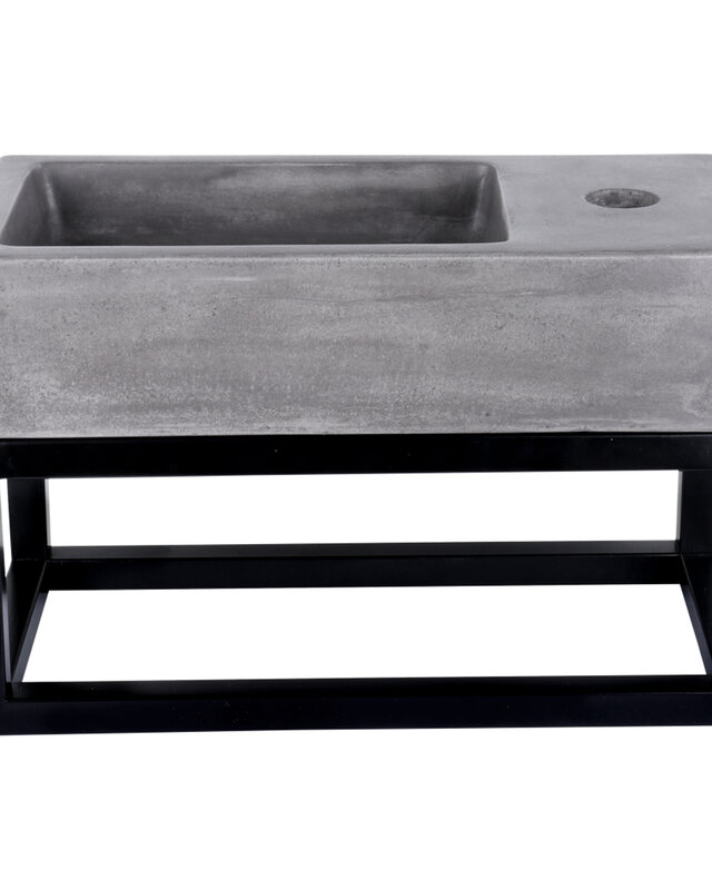 Differnz Ravo fontein – Beton donkergrijs 18,5 x 38,5 x 9 cm