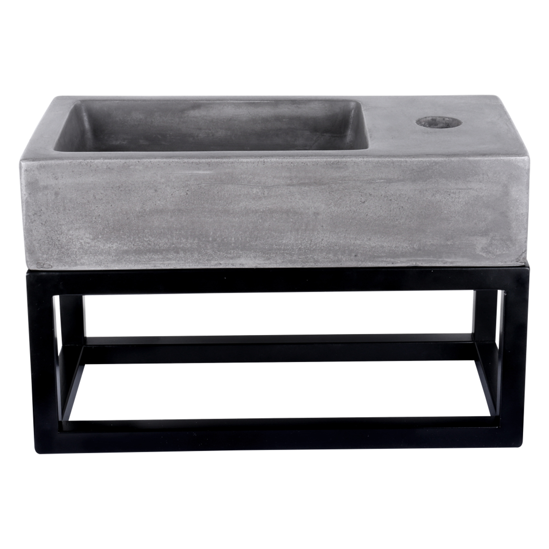 Differnz Ravo fontein – Beton donkergrijs 18,5 x 38,5 x 9 cm
