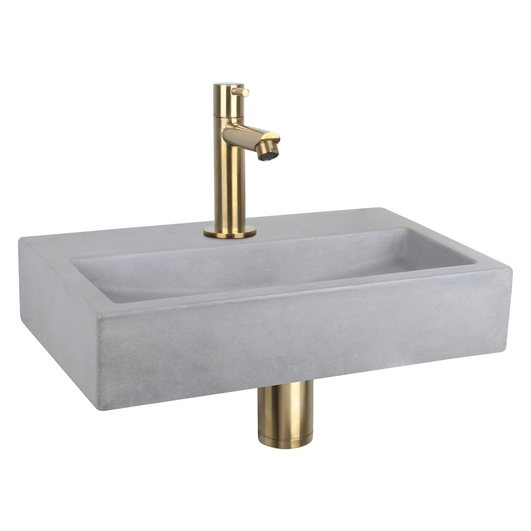 Differnz Flat fontein – Beton lichtgrijs 24 x 38 x 8 cm