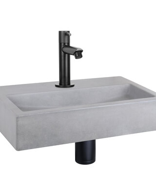 Differnz Flat fontein – Beton lichtgrijs 24 x 38 x 8 cm