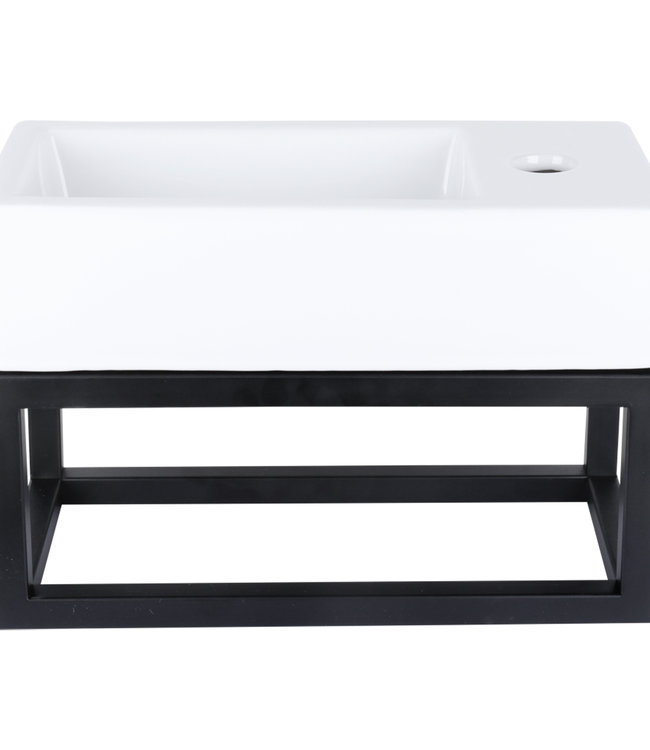 Differnz Ravo fontein – Keramiek wit 39,5 x 11,5 x 20,5 cm