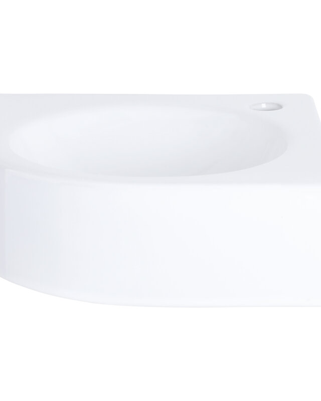 Differnz Cleo hoekfontein – Keramiek wit 30 x 30 x 10 cm