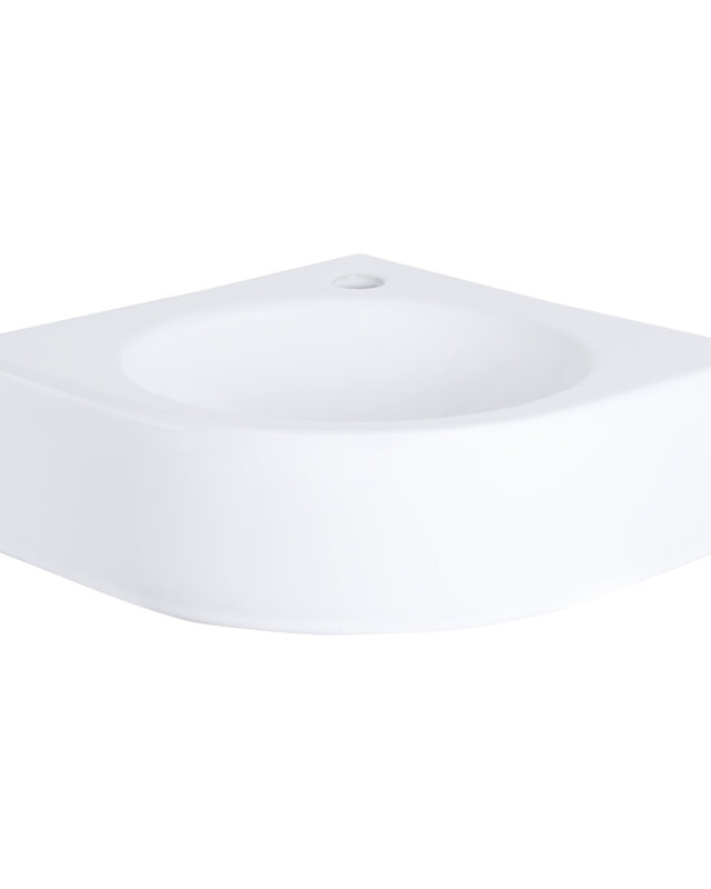 Differnz Cleo hoekfontein – Keramiek wit 30 x 30 x 10 cm