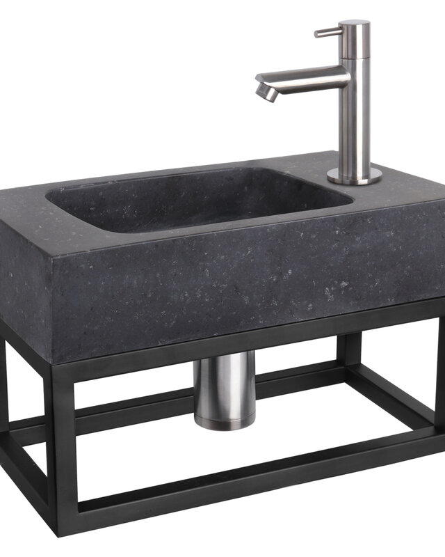 Differnz Fontein – black – Natuursteen 22 x 40 x 9 cm