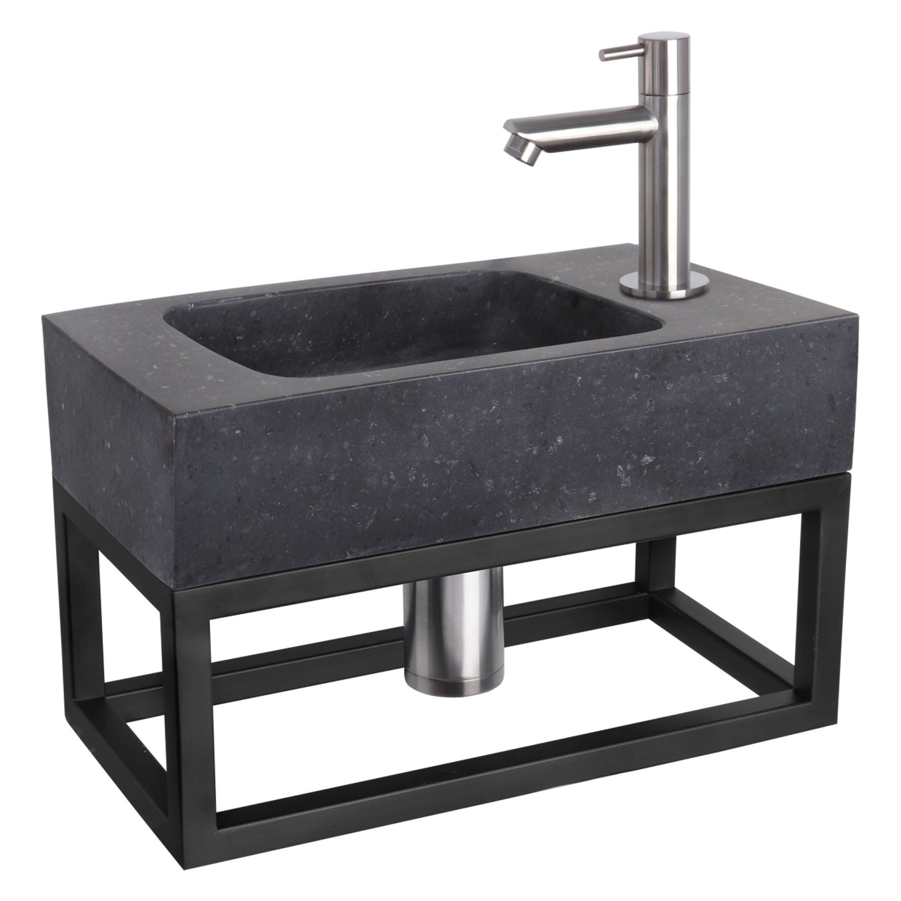 Differnz Fontein – black – Natuursteen 22 x 40 x 9 cm