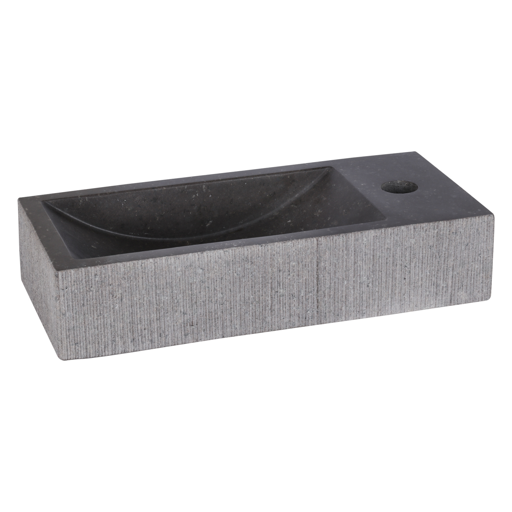 Differnz Ribble fontein black – Natuursteen 18 x 38 x 8 cm