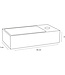 Differnz Solid fontein – Solid surface 18,5 x 36 x 9 cm