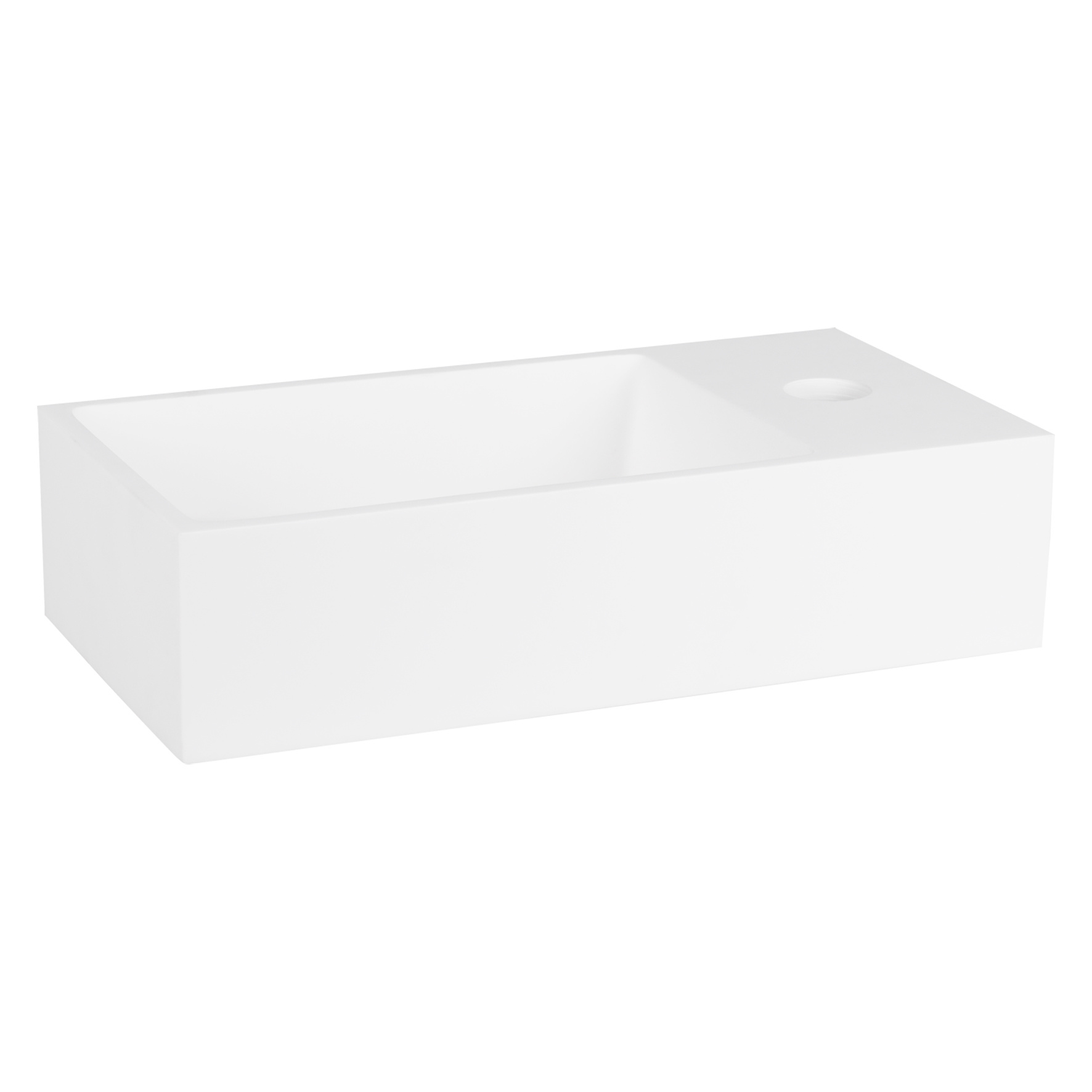 Differnz Solid fontein – Solid surface 18,5 x 36 x 9 cm