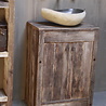 Rene Houtman Oud Eikenhouten Badkamermeubel 85 x 61 x 40 cm Rene Houtman Oud Eikenhouten Badkamermeubel 85 x 61 x 40 cm