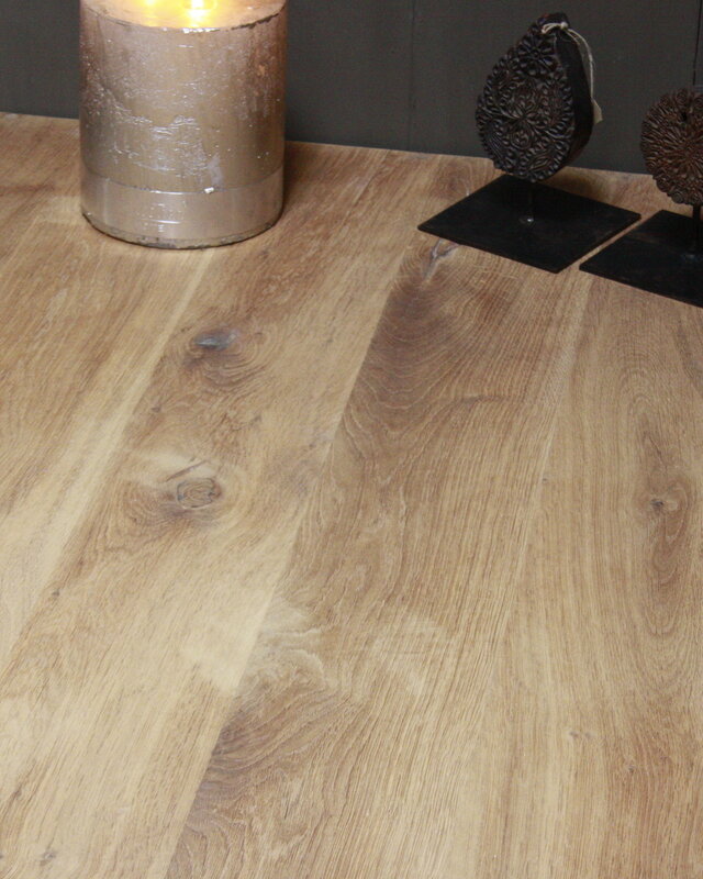 Rene Houtman Bloq Eikenhouten Salontafel L140xB80xH25 cm