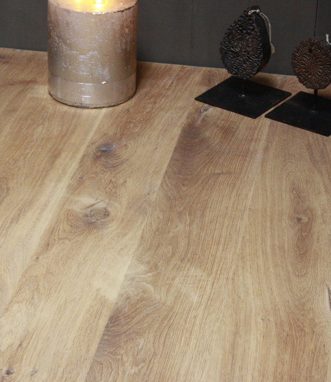 Rene Houtman Bloq Eikenhouten Salontafel L140xB80xH25 cm