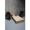 Bloq Eikenhouten Salontafel L140xB80xH25 cm