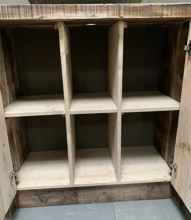 Rene Houtman Oud houten badkamermeubel Kelsey 90 cm