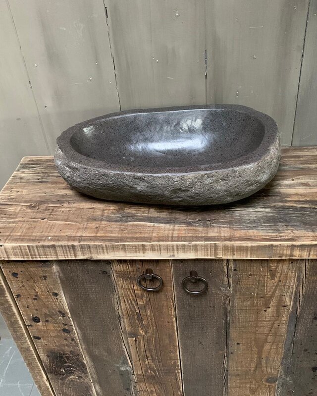 Rene Houtman Oud houten badkamermeubel Kelsey 90 cm