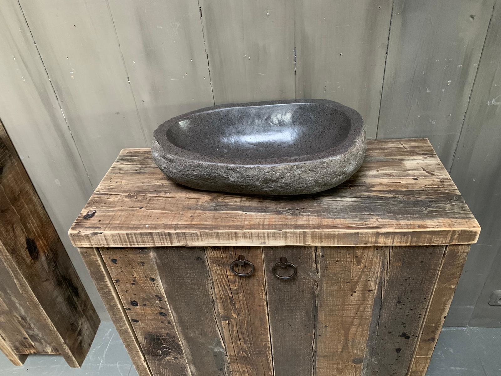 Rene Houtman Oud houten badkamermeubel Kelsey 90 cm