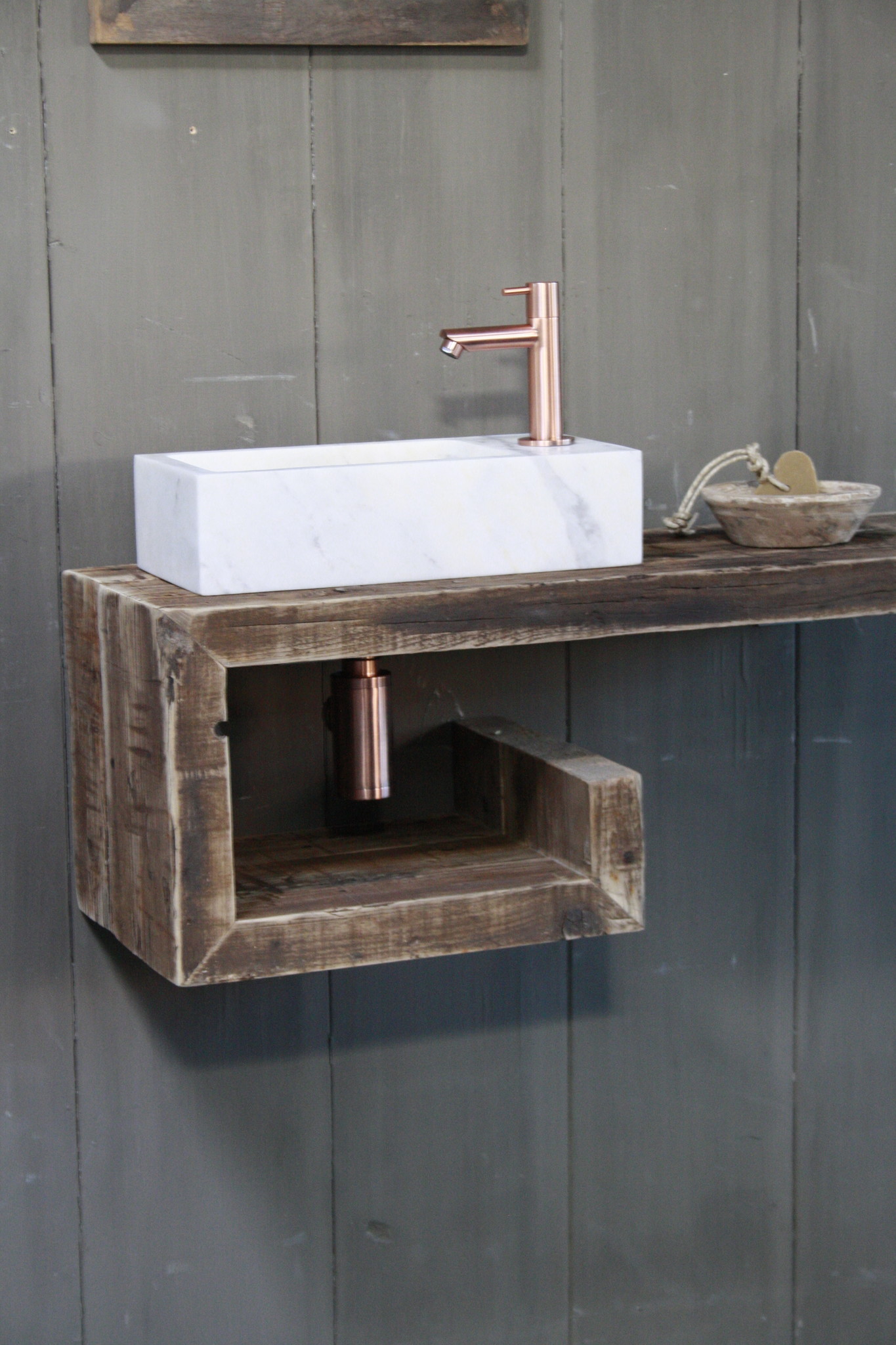 Rene Houtman Rosa - Complete Fonteinset - Wit - Koper