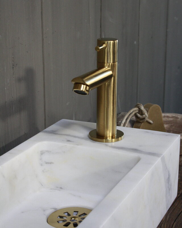 Rene Houtman Rosa - Fonteinmeubelset - Marmer - Goud