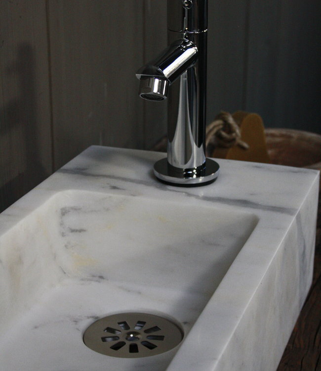 Rene Houtman Rosa - Fonteinmeubelset - Marmer - Chroom