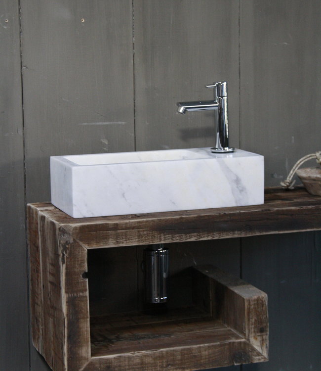 Rene Houtman Rosa - Fonteinmeubelset - Marmer - Chroom