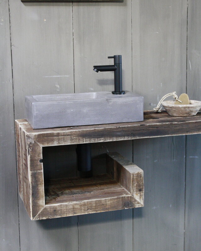 Rene Houtman Rosa - Fonteinmeubelset - Beton - Zwart