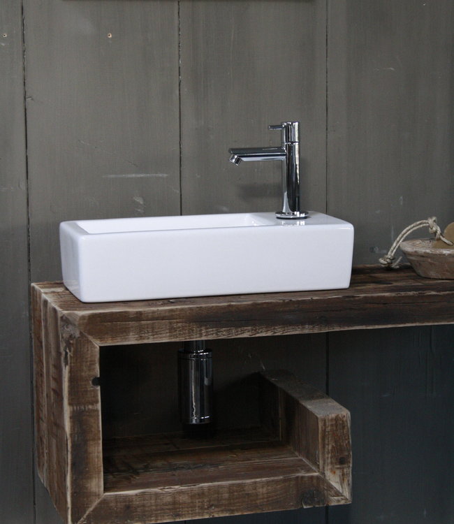 Rene Houtman Rosa - Fonteinmeubelset - Porselein - Chroom