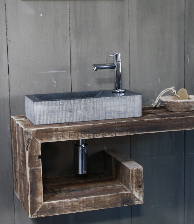 Rene Houtman Rosa - Fonteinmeubelset - Gefrijnd - Chroom