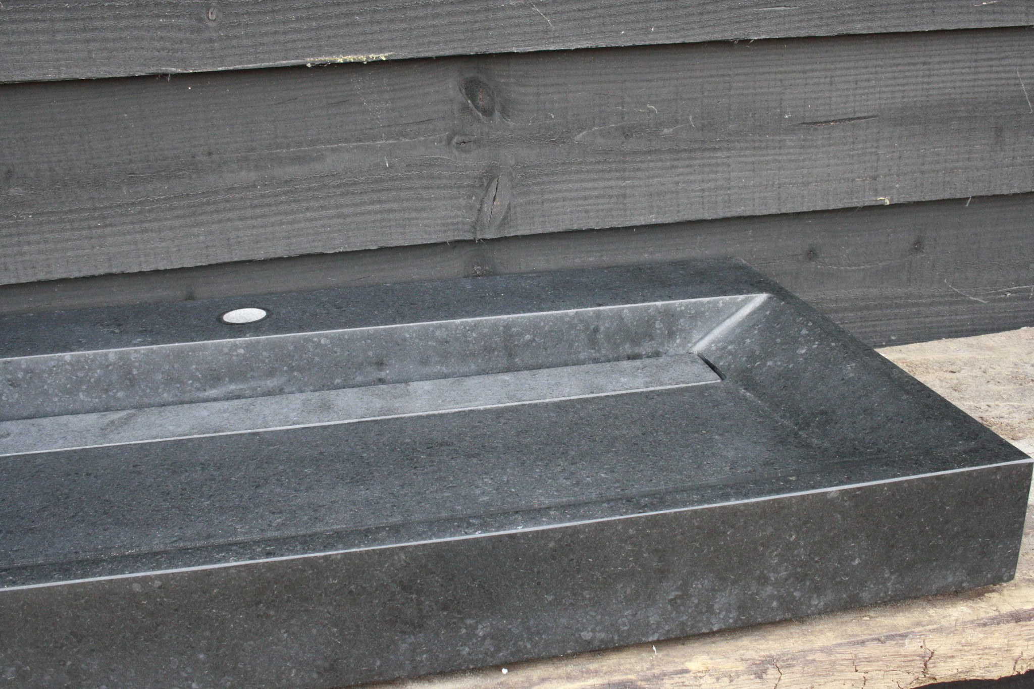 Forzalaqua Wastafel Natuursteen Gezoet 100,5x51,5x9 cm