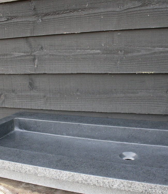 Forzalaqua Wastafel Natuursteen Gebrand 120,5x51,5x9,5 cm