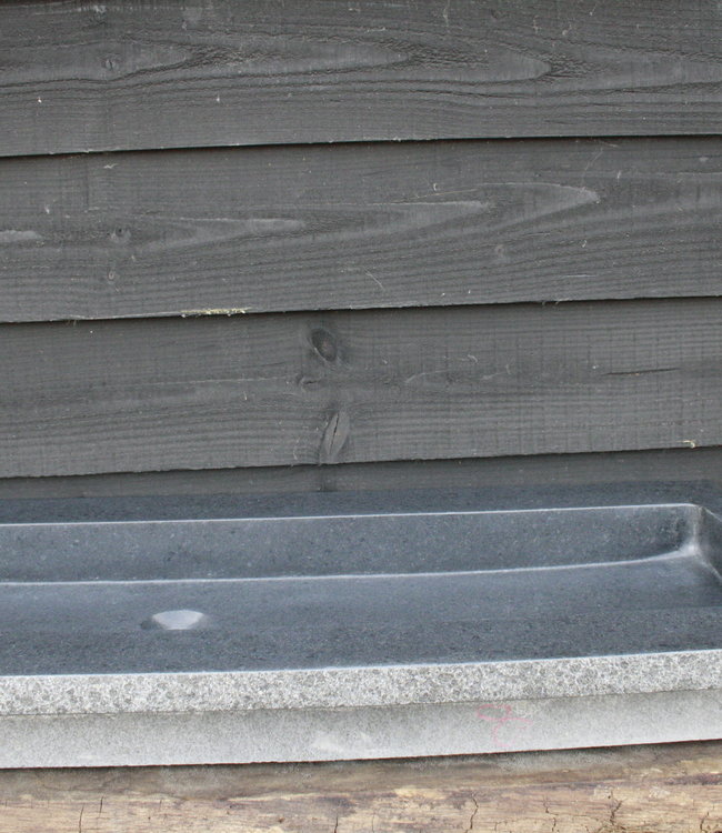 Forzalaqua Wastafel Natuursteen Gebrand 120,5x51,5x9,5 cm