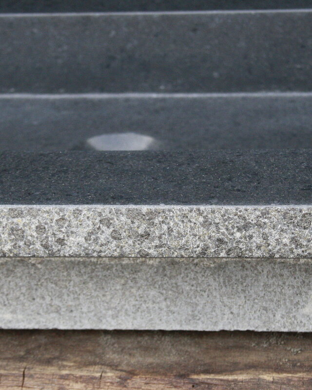 Forzalaqua Wastafel Natuursteen Gebrand 120,5x51,5x9,5 cm
