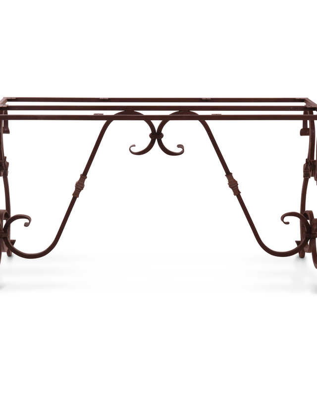 Rene Houtman IJzeren Tafelonderstel Krulpoten Tuintafel 140x60 cm