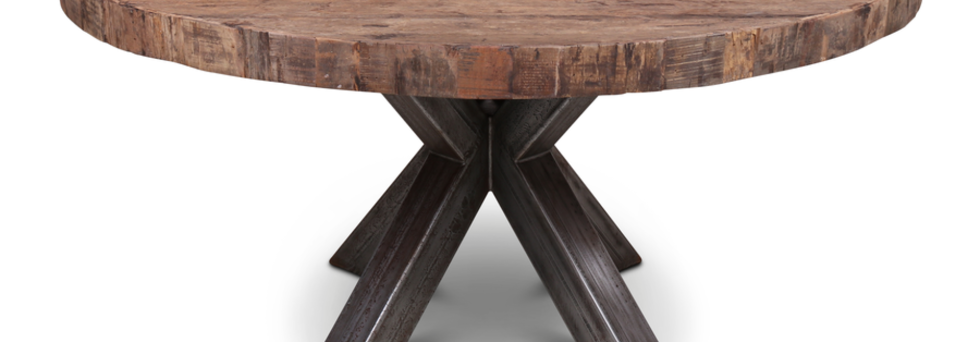 Eettafel Teak Rond Barry 160x78 cm