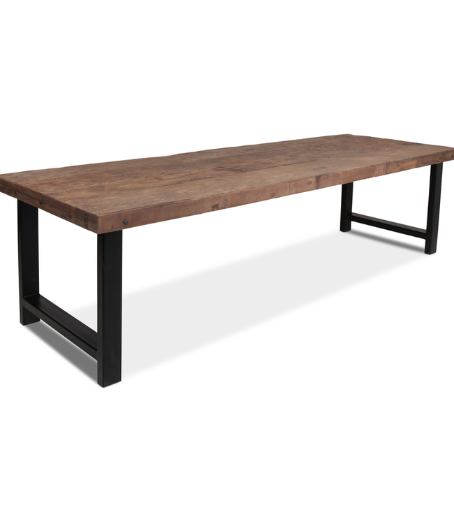 Rene Houtman Eettafel Teak Barrano 300x95x78 cm