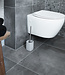 Differnz Accessoires Set Toilet Badkamer Grijs Wafel