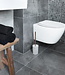 Differnz Accessoires Set Toilet Badkamer Pastille Wit