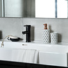 Differnz Accessoires Set Toilet Badkamer Pastille Wit Differnz Accessoires Set Toilet Badkamer Pastille Wit