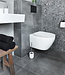 Differnz Accessoires Set Toilet Badkamer Club Wit