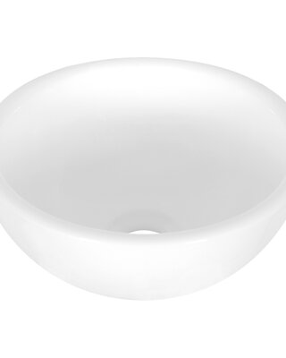 Differnz Waskom Keramiek 25x25x11.5 cm Wit Rond