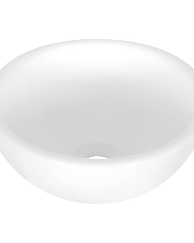Differnz Waskom Keramiek 25x25x11.5 cm Wit Rond