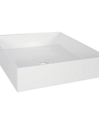 Differnz Waskom Polybeton 42x42x10 cm Vierkant