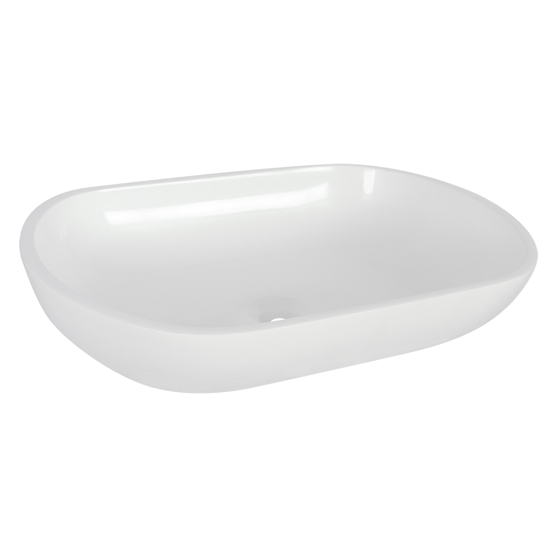 Differnz Waskom Polybeton 34x54x12 cm Wit