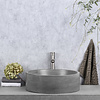 Wastafel Beton Donkergrijs Rond 42x42x13 cm
