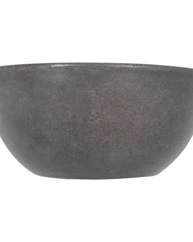 Differnz Waskom Beton Donkergrijs Rond 25x25x11.5 cm