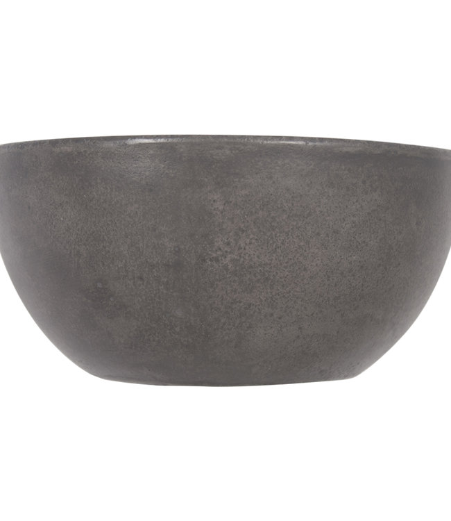 Differnz Waskom Beton Donkergrijs Rond 25x25x11.5 cm