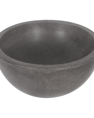 Differnz Waskom Beton Donkergrijs Rond 25x25x11.5 cm