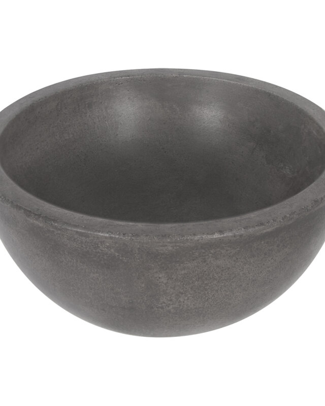Differnz Waskom Beton Donkergrijs Rond 25x25x11.5 cm